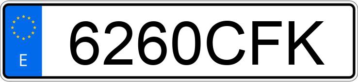 Numer rejestracyjny 6260CFK posiada RENAULT MEGANE Numer rejestracyjny 6260CFK posiada RENAULT MEGANE