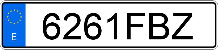 Numer rejestracyjny 6261FBZ posiada HYUNDAI SANTA FE