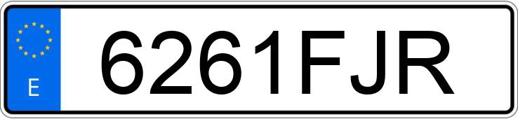Numer rejestracyjny 6261FJR posiada OPEL VIVARO