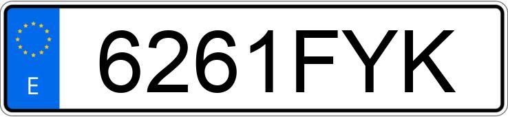 Numer rejestracyjny 6261FYK posiada MITSUBISHI OUTLANDER Numer rejestracyjny 6261FYK posiada MITSUBISHI OUTLANDER