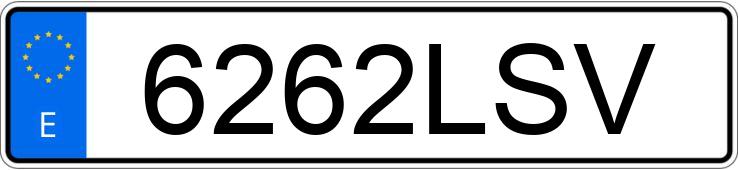 Numer rejestracyjny 6262LSV posiada PEUGEOT 308