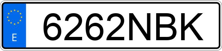 Numer rejestracyjny 6262NBK posiada VOGE SR1 ADV