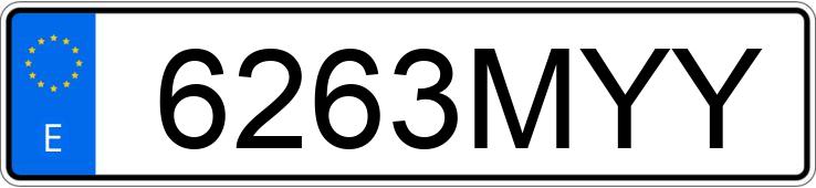 Numer rejestracyjny 6263MYY posiada SEAT LEON