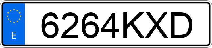 Numer rejestracyjny 6264KXD posiada OPEL MOKKA X
