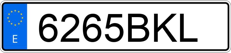 Numer rejestracyjny 6265BKL posiada PEUGEOT 206 Numer rejestracyjny 6265BKL posiada PEUGEOT 206