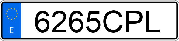 Numer rejestracyjny 6265CPL posiada AUDI A3 2.0 FSI ATTRACTION