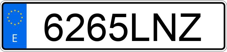 Numer rejestracyjny 6265LNZ posiada PEUGEOT 3008