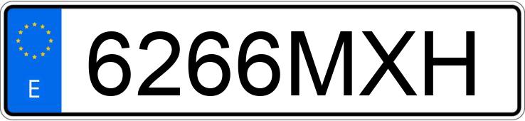 Numer rejestracyjny 6266MXH posiada KEEWAY V-CRUISE