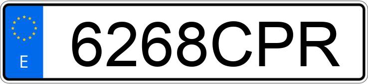 Numer rejestracyjny 6268CPR posiada ALFA ROMEO 147