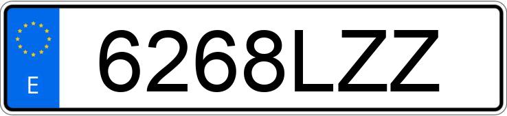 Numer rejestracyjny 6268LZZ posiada AUDI A3