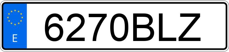 Numer rejestracyjny 6270BLZ posiada OPEL MOVANO