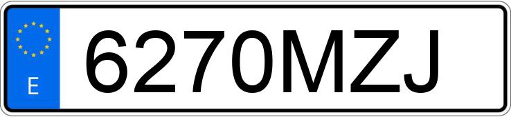 Numer rejestracyjny 6270MZJ posiada CUPRA LEON Numer rejestracyjny 6270MZJ posiada CUPRA LEON