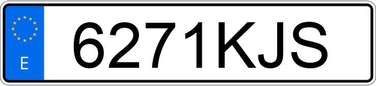 Numer rejestracyjny 6271KJS posiada OPEL ASTRA