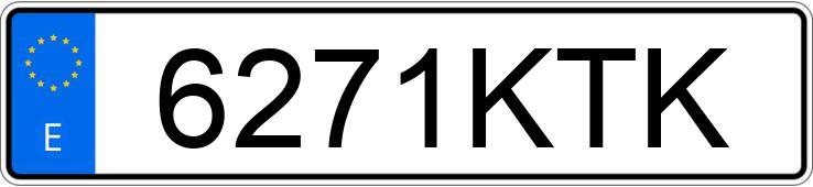 Numer rejestracyjny 6271KTK posiada VOLKSWAGEN POLO Numer rejestracyjny 6271KTK posiada VOLKSWAGEN POLO