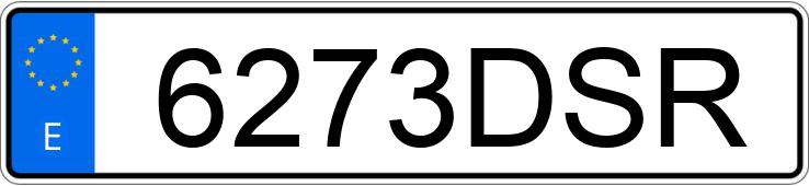 Numer rejestracyjny 6273DSR posiada MERCEDES E (211)