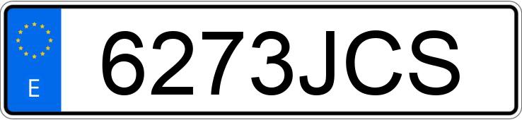 Numer rejestracyjny 6273JCS posiada BMW SERIE 3