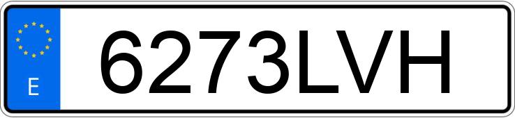 Numer rejestracyjny 6273LVH posiada LAND ROVER RANGE ROVER EVOQUE