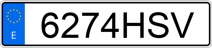 Numer rejestracyjny 6274HSV posiada VOLVO V40 CROSS COUNTRY