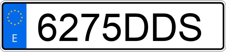 Numer rejestracyjny 6275DDS posiada SEAT IBIZA Numer rejestracyjny 6275DDS posiada SEAT IBIZA