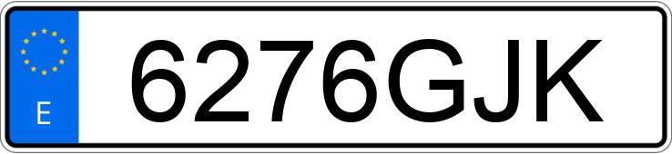 Numer rejestracyjny 6276GJK posiada AUDI R8