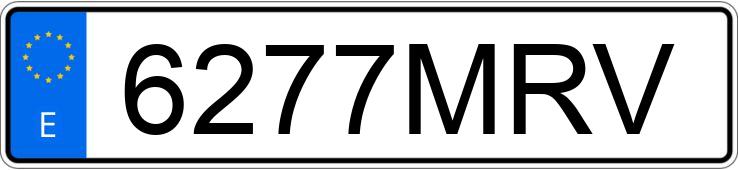 Numer rejestracyjny 6277MRV posiada CITROEN C3
