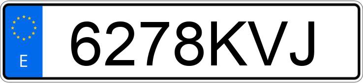 Numer rejestracyjny 6278KVJ posiada MERCEDES ACTROS