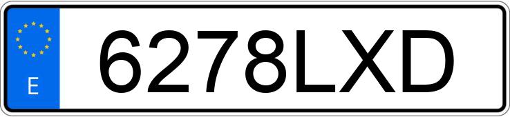 Numer rejestracyjny 6278LXD posiada NISSAN MICRA