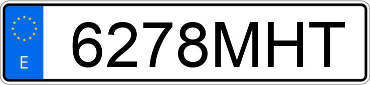 Numer rejestracyjny 6278MHT posiada OPEL COMBO