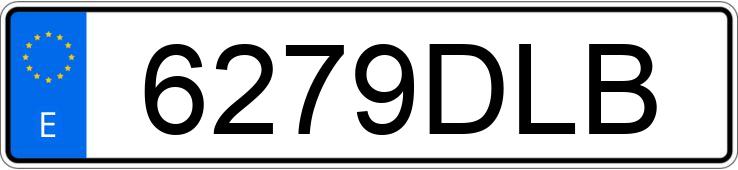 Numer rejestracyjny 6279DLB posiada RENAULT LAGUNA