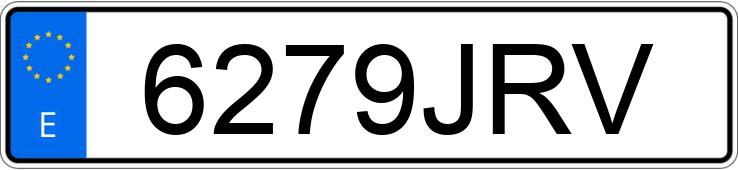 Numer rejestracyjny 6279JRV posiada SEAT IBIZA