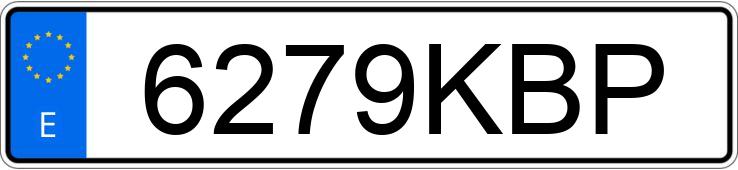 Numer rejestracyjny 6279KBP posiada KIA CARENS