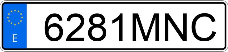 Numer rejestracyjny 6281MNC posiada SCANIA SERIE G