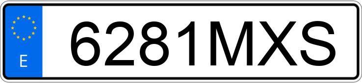 Numer rejestracyjny 6281MXS posiada VOLKSWAGEN TIGUAN