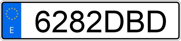 Numer rejestracyjny 6282DBD posiada SEAT ALTEA