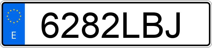 Numer rejestracyjny 6282LBJ posiada BMW X5