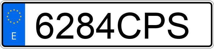 Numer rejestracyjny 6284CPS posiada VOLKSWAGEN GOLF Numer rejestracyjny 6284CPS posiada VOLKSWAGEN GOLF