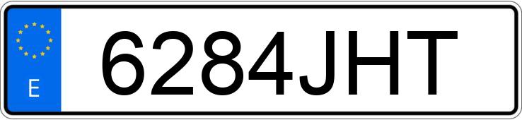 Numer rejestracyjny 6284JHT posiada BMW SERIE 5