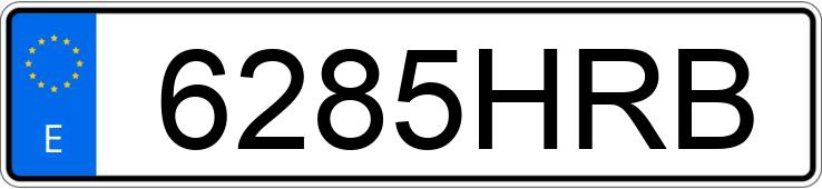 Numer rejestracyjny 6285HRB posiada FORD GALAXY