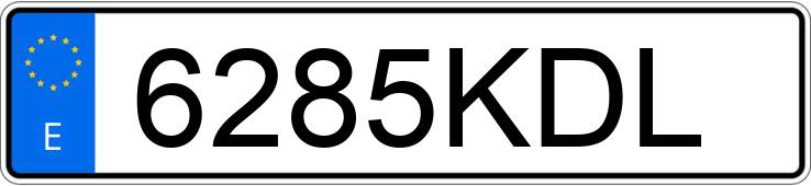 Numer rejestracyjny 6285KDL posiada SEAT LEON Numer rejestracyjny 6285KDL posiada SEAT LEON