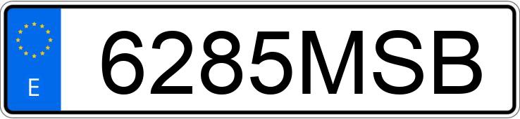 Numer rejestracyjny 6285MSB posiada CUPRA LEON Numer rejestracyjny 6285MSB posiada CUPRA LEON