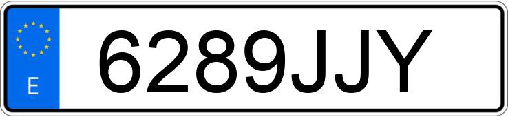 Numer rejestracyjny 6289JJY posiada RENAULT GRAND SCENIC