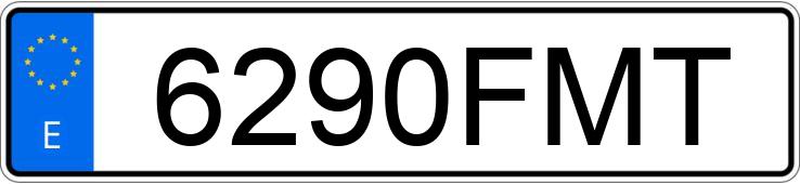 Numer rejestracyjny 6290FMT posiada VOLKSWAGEN TOUAREG