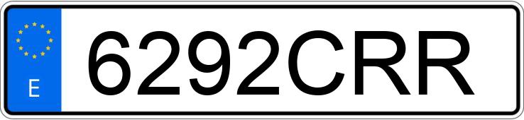 Numer rejestracyjny 6292CRR posiada FORD TRANSIT Numer rejestracyjny 6292CRR posiada FORD TRANSIT