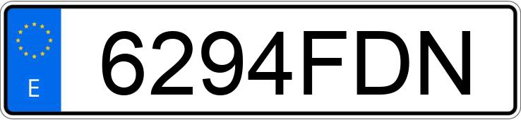 Numer rejestracyjny 6294FDN posiada KIA SORENTO