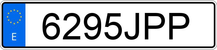 Numer rejestracyjny 6295JPP posiada MERCEDES C (205)