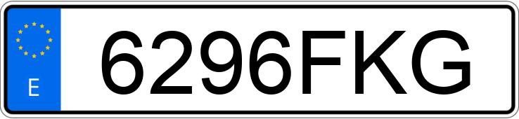 Numer rejestracyjny 6296FKG posiada FORD MONDEO