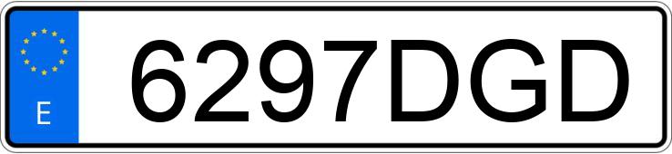 Numer rejestracyjny 6297DGD posiada SEAT CORDOBA Numer rejestracyjny 6297DGD posiada SEAT CORDOBA