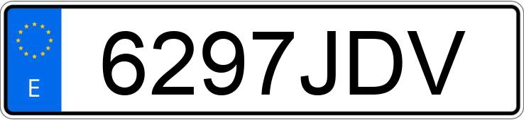 Numer rejestracyjny 6297JDV posiada MERCEDES VITO