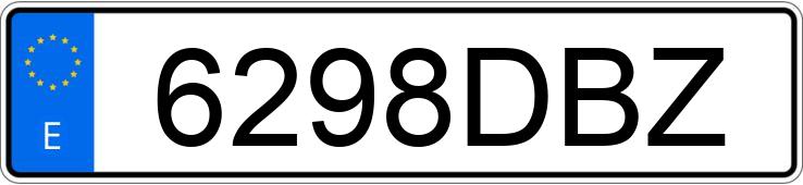 Numer rejestracyjny 6298DBZ posiada KYMCO MXU