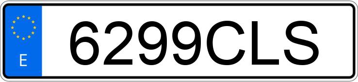 Numer rejestracyjny 6299CLS posiada OPEL VECTRA